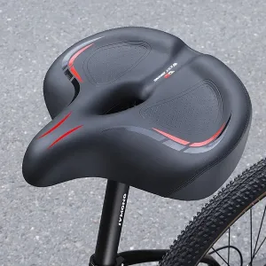 bike seat, bike saddle, bicycle saddle, bike comfortable seat, cycling seat, wide bike seat, oversized bike seat