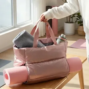 zipper tote bag, sports bag, women gym bag, yoga mat bag, gym tote bag, sports tote bag, yoga tote bag